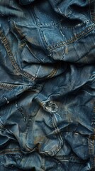 Naklejka premium Denim jeans texture 