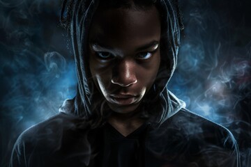 Fototapeta premium Epic YA Fantasy Portraits of Handsome Black Teens | Urban Fantasy, Cinematic Paranormal, Beautiful