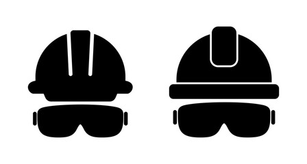 Helmet icon vector isolated on white background. Motorcycle helmets. Racing helmet. construction helmet icon. Safety helmet