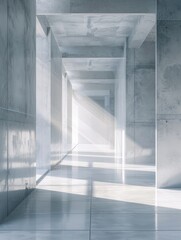 Obraz premium A bright and airy room filled with natural light, perfect for capturing the essence of hope or new beginnings