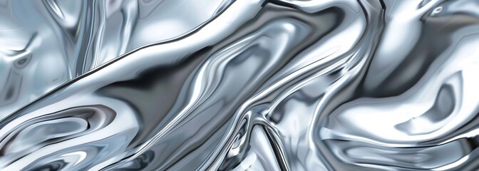 Liquid silver background
