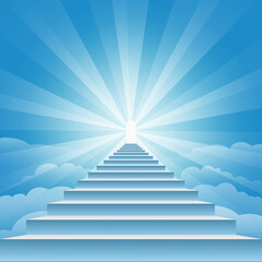 Staircase leading to skies