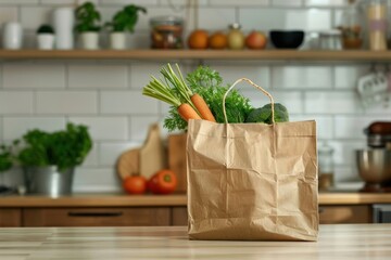 Paper bag mockup food accessories accessory.