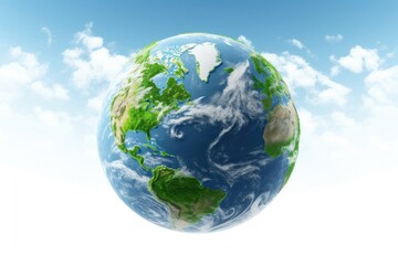 Fototapeta premium Planet earth space globe meteorology.