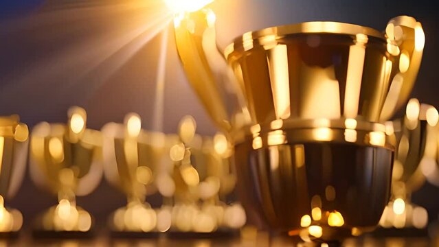 Golden Trophy Award Generative AI