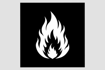 fire icon vector illustration
