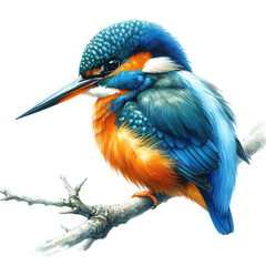kingfishe on a branch
