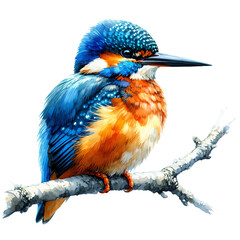 kingfishe on a branch