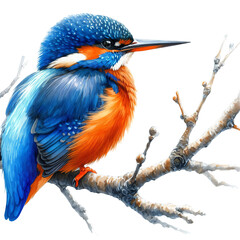 kingfishe on a branch