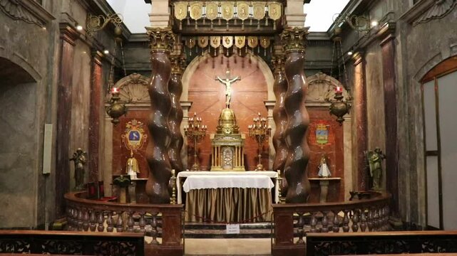 side altar of the cathedral of buenos aires