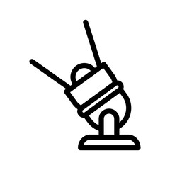 20 spotlight line icon illustration vector graphic