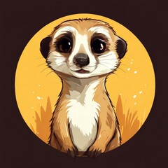 the AI Image Generator, Curious meerkats