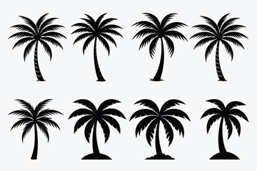 palm tree  line art silhouette vector palm, tree, vector, line, art, silhouette, drawing, clipart, icons, illustrations, graphics, outline, design 
