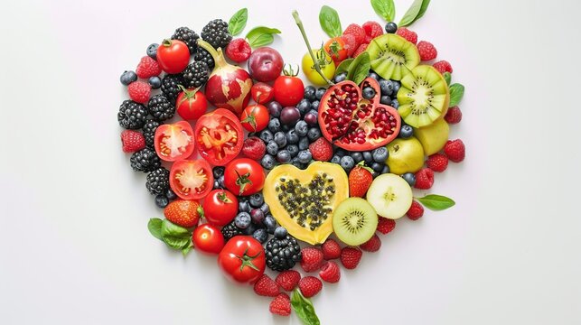 Heart-Shaped Fruit Arrangement