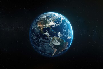 Obraz premium The Earth in Space