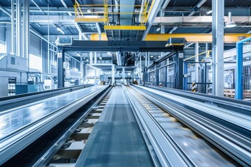 Conveyor Belts in a Modern Industrial Facility