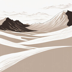 isolated-dune-of-desert-sand-mountains-of-grains-creating-a-textured-pile-in-an-otherwise-plain-whi