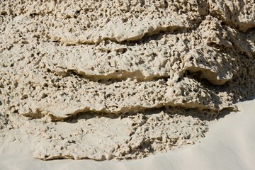 strange dessert stone wall texture