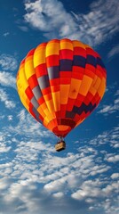 Fototapeta premium hot air balloon award winning photography, abstract, commercial ads photo, advertising, stunning