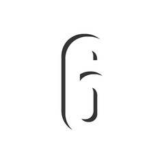 Monogram 6. Number 6. Number 6 design logo. Monogram letter mark 6 logo design. Monogram design vector logo. Monogram number 6 logo design. Simple number 6 monogram. Monogram 6 design logo. 