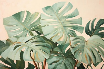 Tropical leaves backgrounds tropics plant.