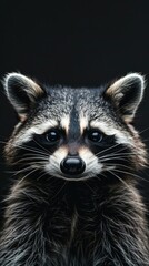 Fototapeta premium Raccoon , award winning photography, commercial ads photo, advertising, studio, stunning