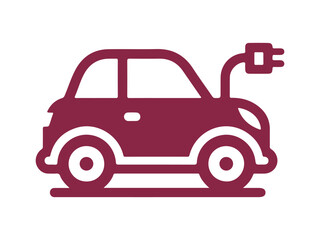 Fototapeta premium cartoon red car