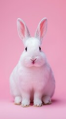 Obraz premium Rabbit , award winning photography, commercial ads photo, advertising, studio, stunning, beautiful, minimalist, centered