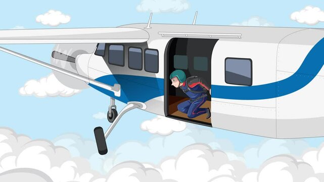 Skydiving Adventure: From Plane to Ground