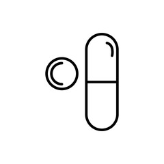 medicine line icon