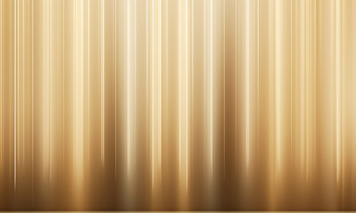 A golden corrugated glass texture . A panel with luxury aesthetic backdrop, with acryl sheet material. Gold background