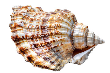Fototapeta premium sea shell isolated on transparent background