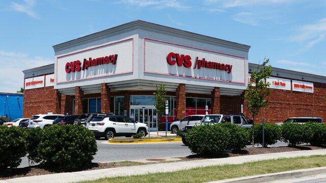 Rehoboth Beach, Delaware, U.S - June 23, 2024 - The CVS Pharmacy on Route 1