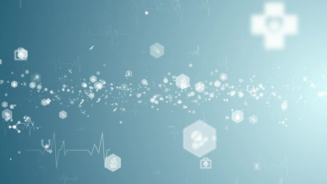 Medical Research Discovery Innovation Animated Background