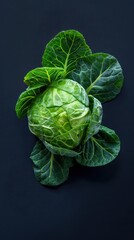 Fototapeta premium Brussels Sprouts , commercial ads photo, product shot, stunning, beautiful, minimalist, award