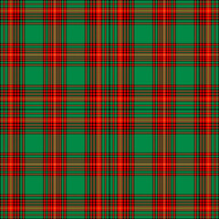 Tartan plaid pattern. Seamless check plaid in blue, red, and yellow for flannel shirt, bag, underwear, pyjamas, or other modern textile print. 