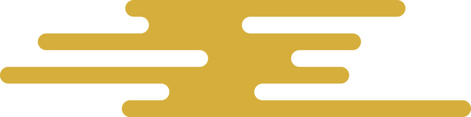 Japanese auspicious cloud pattern decoration