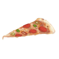 pizza isolated