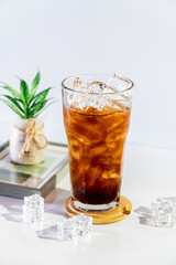 glass of ice Black tea