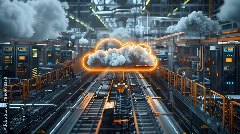 Poster cloud computing for modern manufacturing with connected assembly line and analytics
