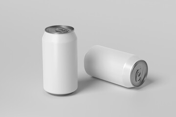Blank Soda Can Mockup