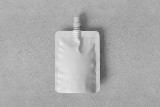 Pounch Milk Blank Mockup