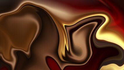 4K Abstract gold background with opulent fabric or fluid