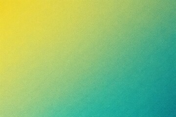 "Teal to Yellow Gradient Blend Background with Fine Grain Detail"
