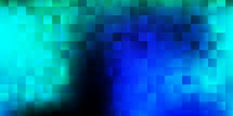 Light blue vector template with rectangles.