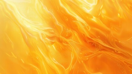 Vibrant Citrus Splash. Abstract yellow and orange hues blend in a dynamic pattern