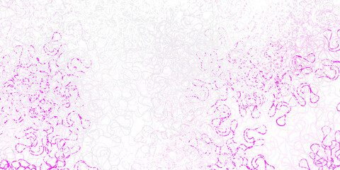 Light purple, pink vector background with bows.