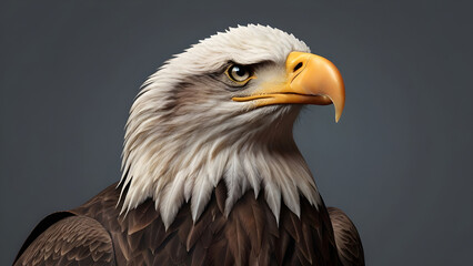 Obraz premium american bald eagle bird portrait animal