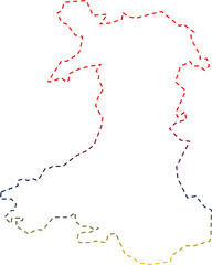 Map and Flag of participant world cup 2022