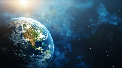 Obraz premium earth spin background. .